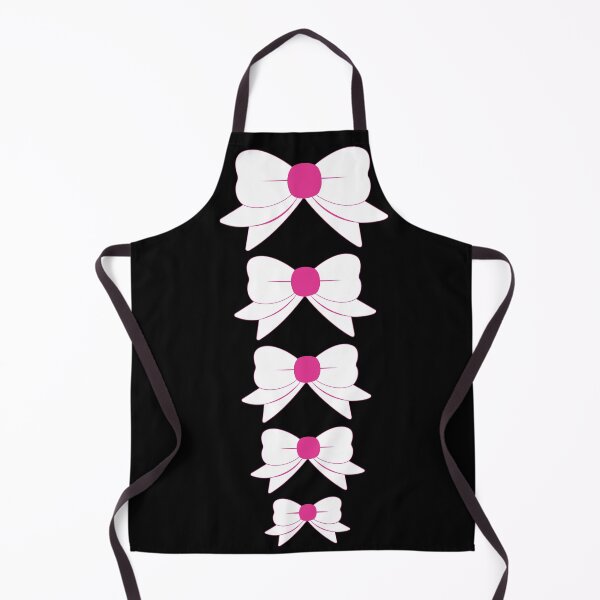 Item preview, Formal Retro Pink and White Bows on Black designed and sold by MellowCat.