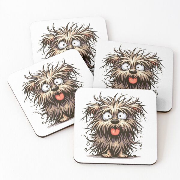 Item preview, Shabby Dog – Funny Messy Pup Illustration designed and sold by PAPIRO SIGLO XXI.