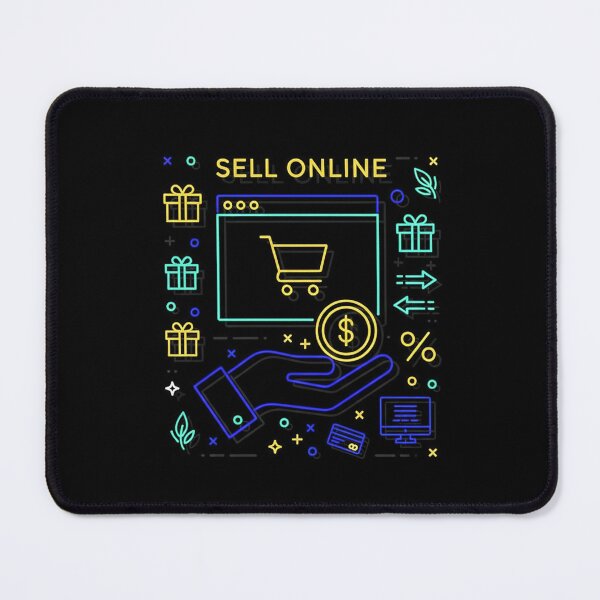Item preview, Neon Sell Online Digital Marketplace E-commerce Art designed and sold by zzz888.