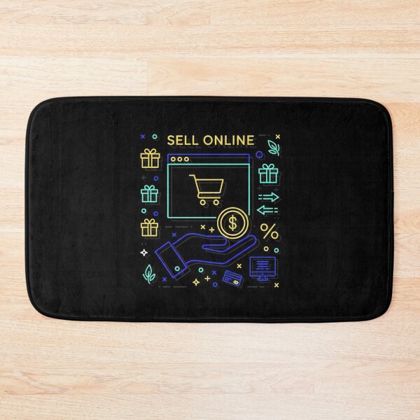 Item preview, Neon Sell Online Digital Marketplace E-commerce Art designed and sold by zzz888.