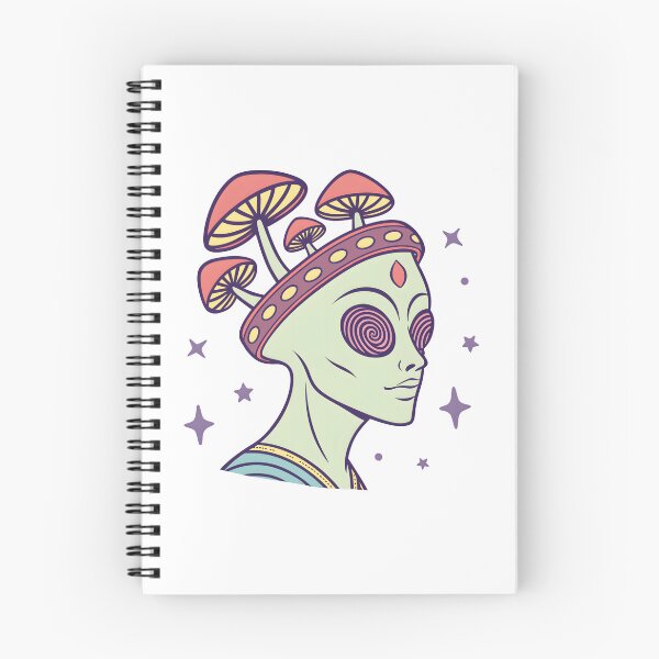 Item preview, Mushroom Head Alien – Psychedelic Space Fantasy designed and sold by Fadi Alyaldani.