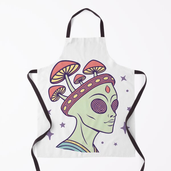 Item preview, Mushroom Head Alien – Psychedelic Space Fantasy designed and sold by Fadi Alyaldani.