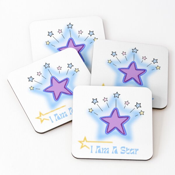 Item preview, I Am a Star – Cute Positive Star Illustration with Pastel Colors designed and sold by Aura Design.