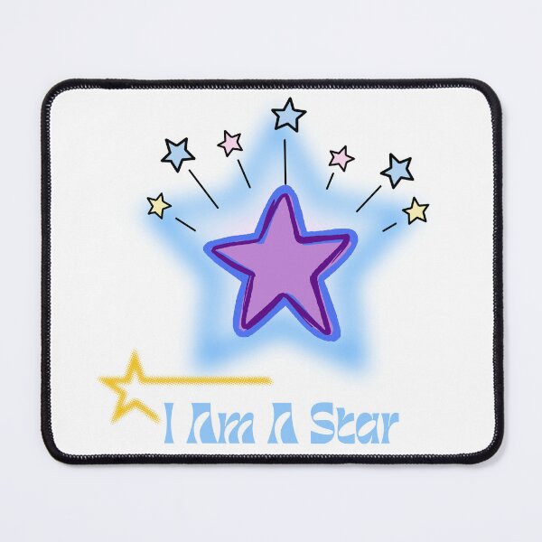 Item preview, I Am a Star – Cute Positive Star Illustration with Pastel Colors designed and sold by Aura Design.