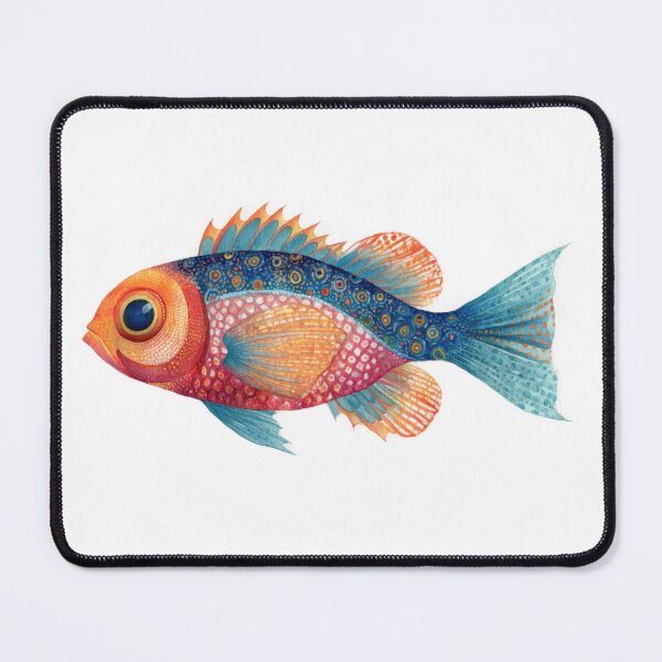 Item preview, Colorful fish swimming in water designed and sold by anytka.