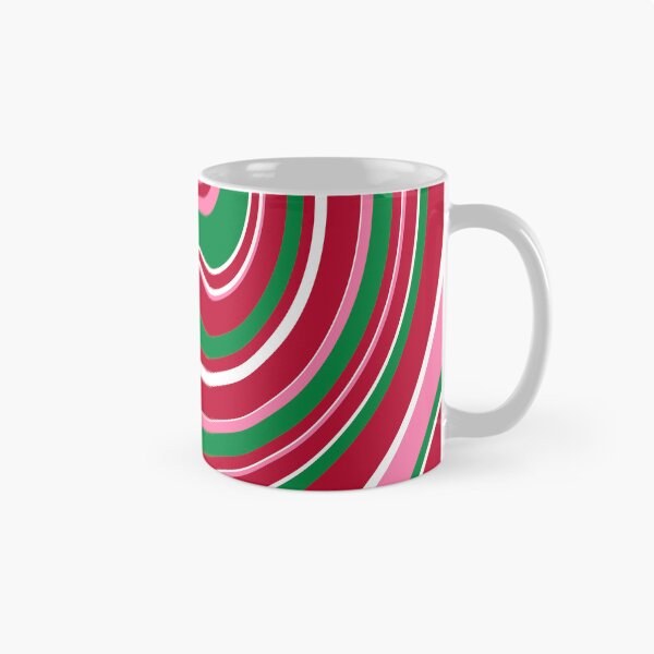 Item preview, 60's Retro Liquid Christmas Stripe in Red, Green and White designed and sold by MellowCat.