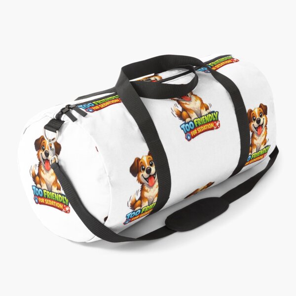 Item preview, Too Friendly for Sedation – Funny Veterinary Dog Illustration designed and sold by Bettybee00.