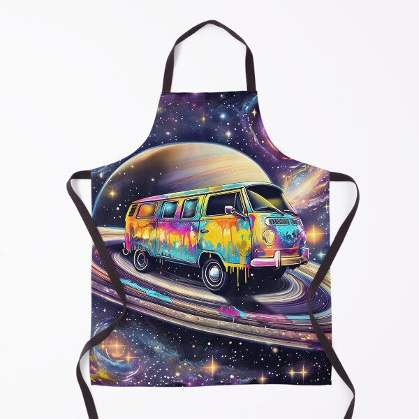 Item preview, Neon Galaxy Cruiser – Retro Van in Space designed and sold by Fadi Alyaldani.