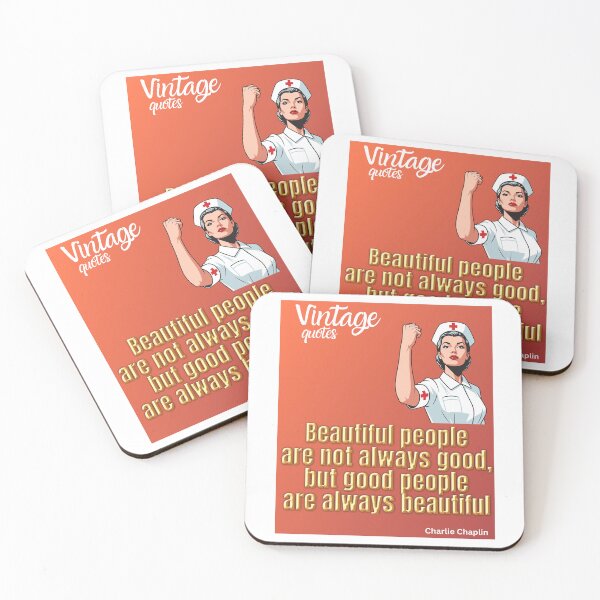 Item preview, Charlie Chaplin quote: Good People are always beautiful designed and sold by Sunrise-craft.