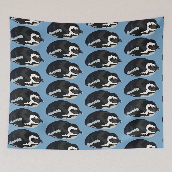 Item preview, African Penguin Illustration | Cute Wildlife Art Print for Penguin Lovers designed and sold by PrettylittlepastelUk.