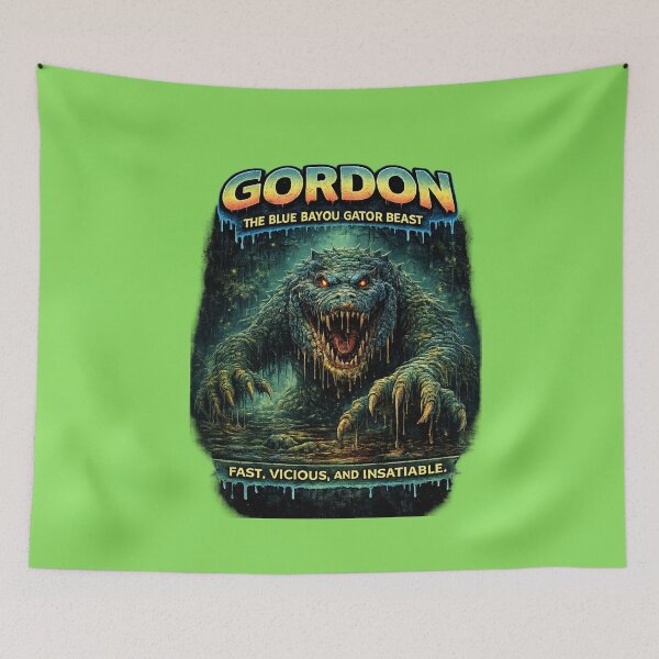 Item preview, Gordon the Blue Bayou Gator Beast – Vicious Swamp Monster designed and sold by MACodDesigns.