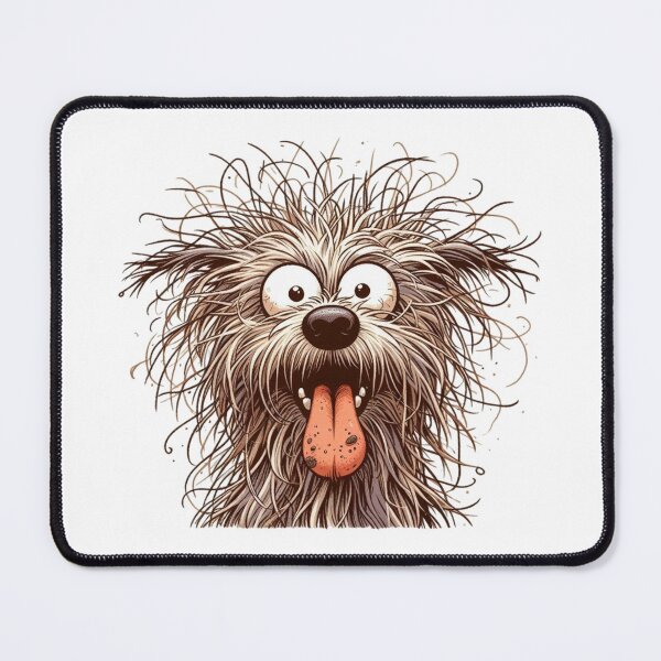 Item preview, Expressive Dog – Funny Messy Pup Illustration designed and sold by PAPIRO SIGLO XXI.
