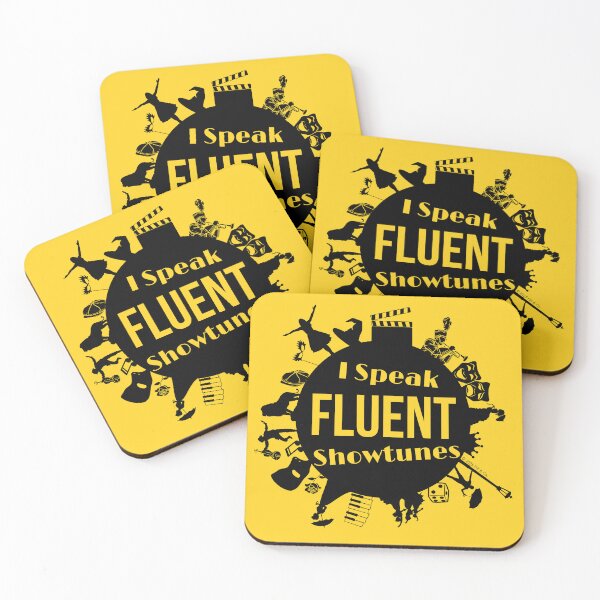 Item preview, I Speak Fluent Showtunes Broadway Edition - Black/Yellow designed and sold by Flit & Co..