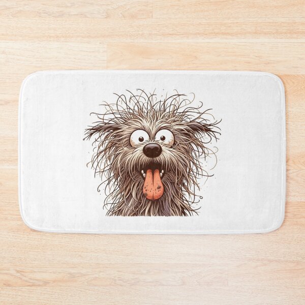 Item preview, Expressive Dog – Funny Messy Pup Illustration designed and sold by PAPIRO SIGLO XXI.