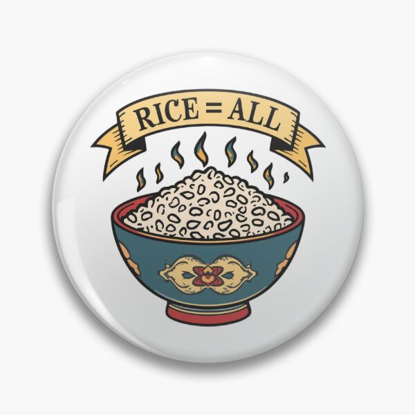 Item preview, Rice Is Nice " Rice = ALL" Gift For Sushi Lovers, Chef Gift designed and sold by sz0g0.