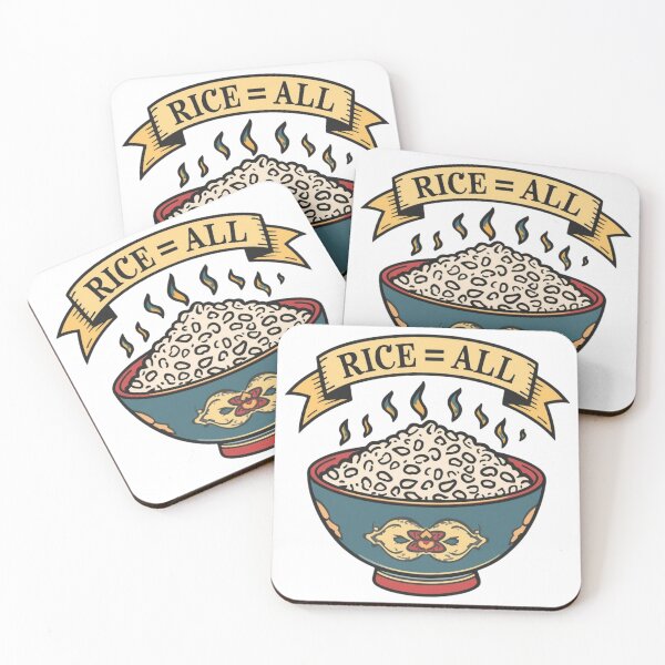 Item preview, Rice Is Nice " Rice = ALL" Gift For Sushi Lovers, Chef Gift designed and sold by sz0g0.
