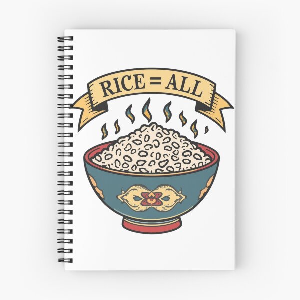 Item preview, Rice Is Nice " Rice = ALL" Gift For Sushi Lovers, Chef Gift designed and sold by sz0g0.
