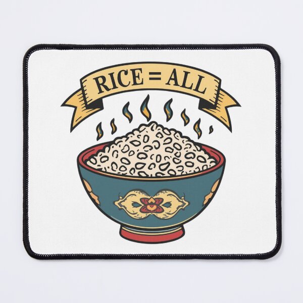 Item preview, Rice Is Nice " Rice = ALL" Gift For Sushi Lovers, Chef Gift designed and sold by sz0g0.