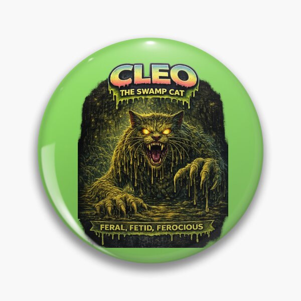 Item preview, Cleo the Swamp Cat – Feral Swamp Horror Creature designed and sold by MACodDesigns.