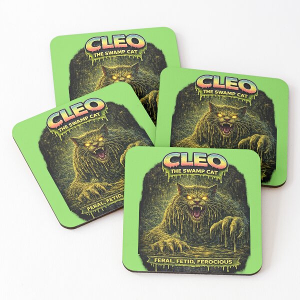 Item preview, Cleo the Swamp Cat – Feral Swamp Horror Creature designed and sold by MACodDesigns.