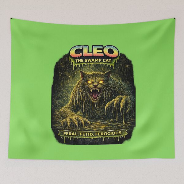 Item preview, Cleo the Swamp Cat – Feral Swamp Horror Creature designed and sold by MACodDesigns.