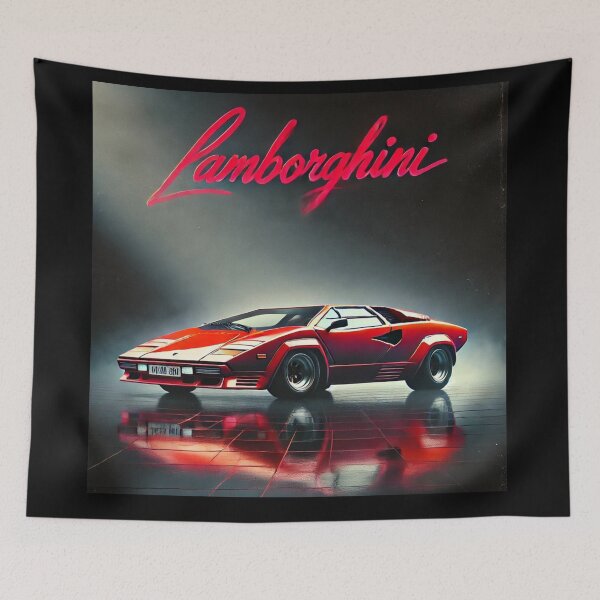 Item preview, retro concept car designed and sold by TEEJAMBOREE.