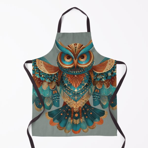 Item preview, Colorful owl with spread wings designed and sold by anytka.