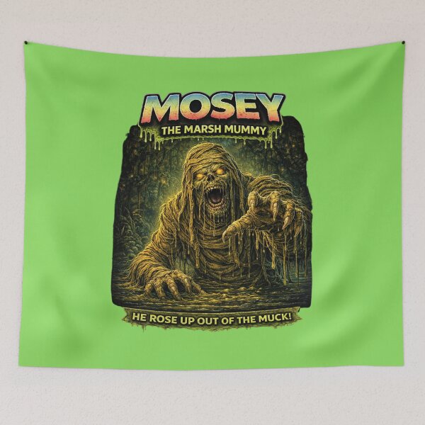 Item preview, Mosey the Marsh Mummy – Swamp Horror Creature Design designed and sold by MACodDesigns.