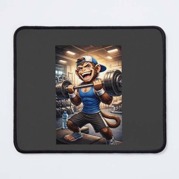 Item preview, Monkey Business at the Gym designed and sold by Hornace88studio.