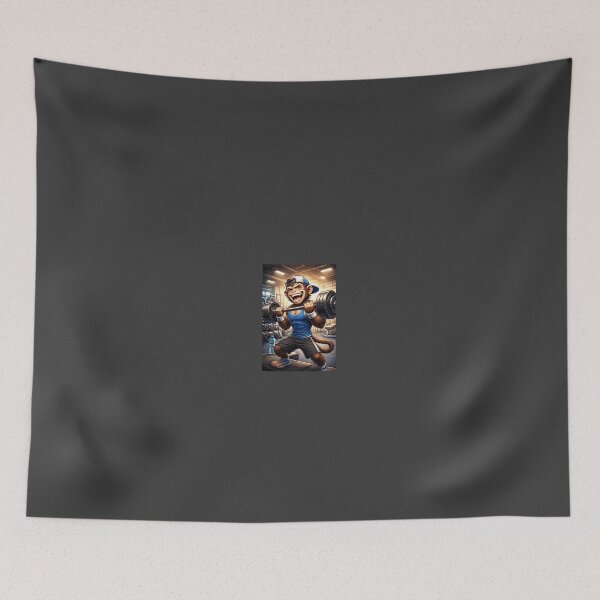 Item preview, Monkey Business at the Gym designed and sold by Hornace88studio.