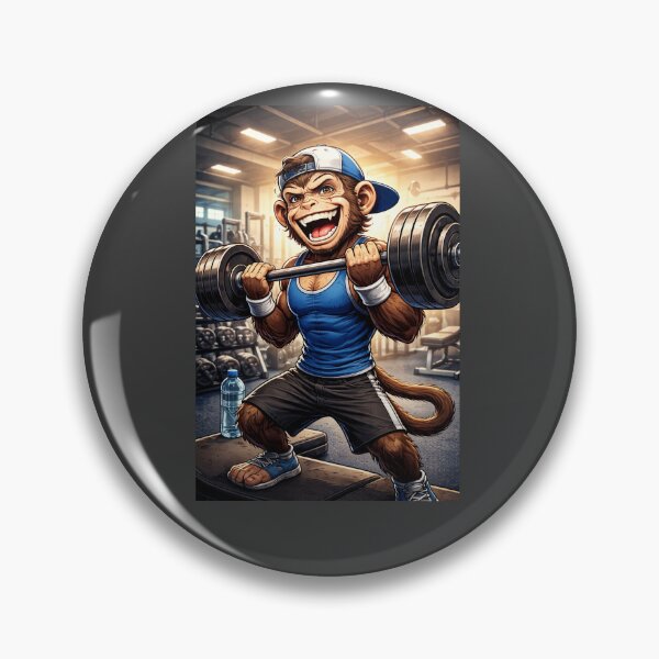 Item preview, Monkey Business at the Gym designed and sold by Hornace88studio.