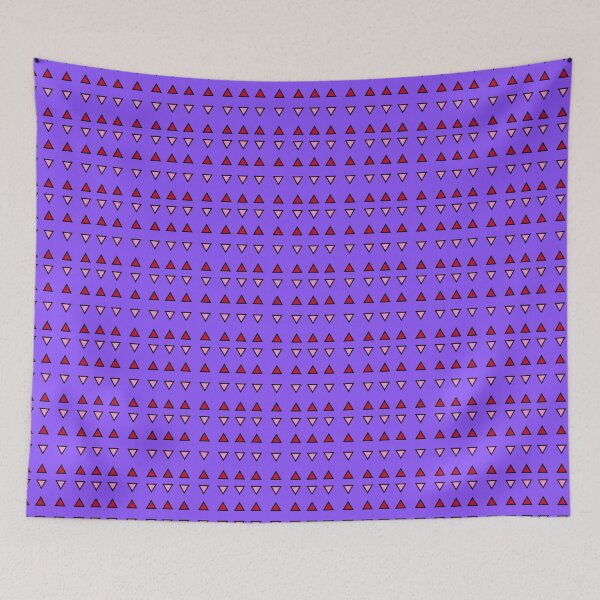 Item preview, Pink and Red Triangles on Purple background pattern designed and sold by fev-rocks.
