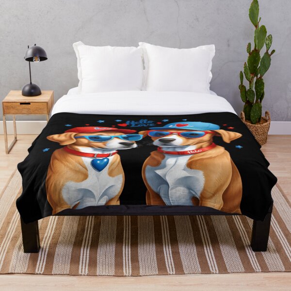 Item preview, Two Dogs in Love designed and sold by Dakson Design - Fantasy Art.