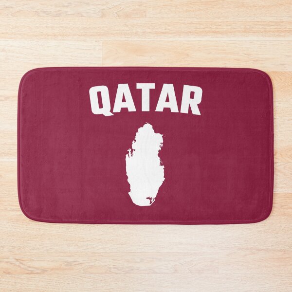 Item preview, Qatar Map Silhouette - Proud Qatari Patriotism Design designed and sold by mashmosh.