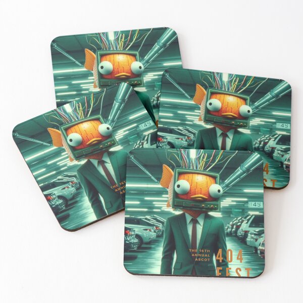 Item preview, “404: Fish Outta Buffer (Lagpool v10.0 Has Spawned)” designed and sold by Print Fiction.