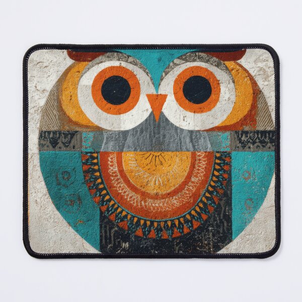 Item preview, Colorful owl artwork on wall designed and sold by anytka.
