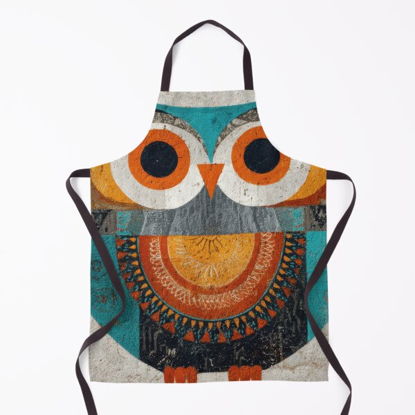 Item preview, Colorful owl artwork on wall designed and sold by anytka.