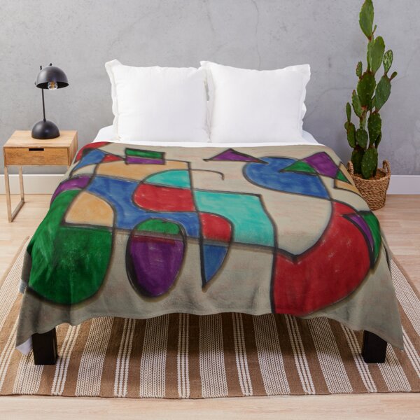 Item preview, gentle collision colorful geometric abstract design designed and sold by SmashingDeals.