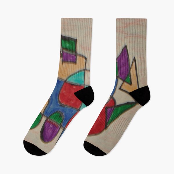 Item preview, gentle collision colorful geometric abstract design designed and sold by SmashingDeals.