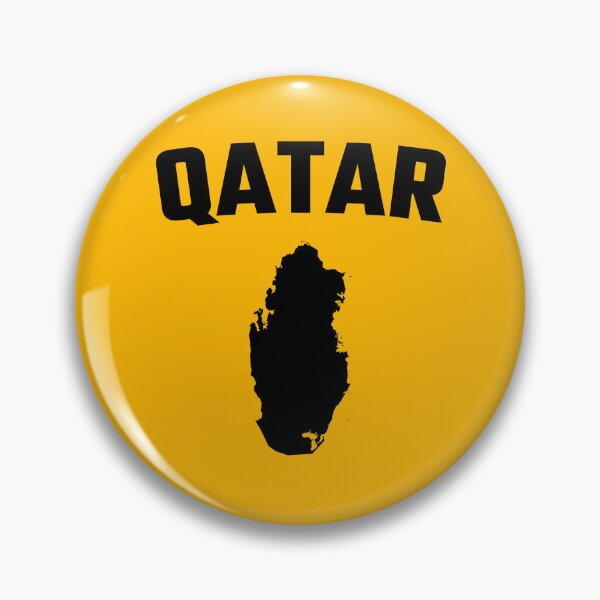 Item preview, Qatar Map Silhouette - Modern Country Pride Graphic designed and sold by mashmosh.