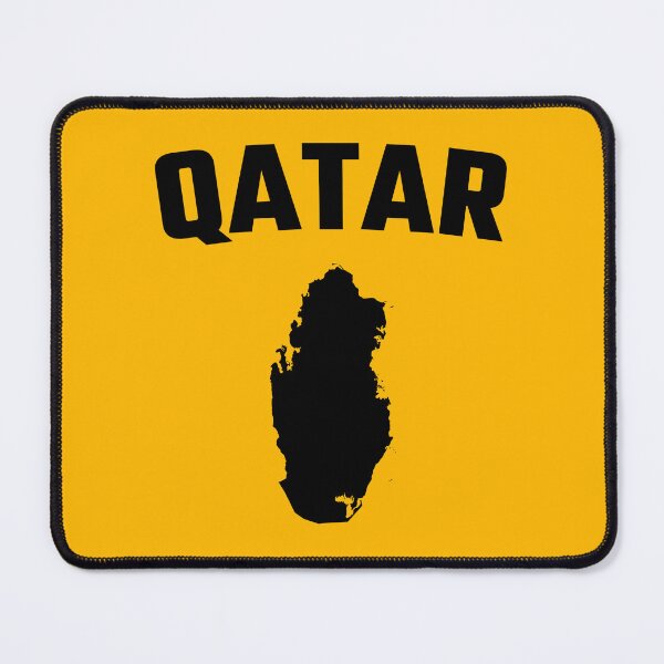 Item preview, Qatar Map Silhouette - Modern Country Pride Graphic designed and sold by mashmosh.