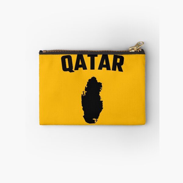 Item preview, Qatar Map Silhouette - Modern Country Pride Graphic designed and sold by mashmosh.