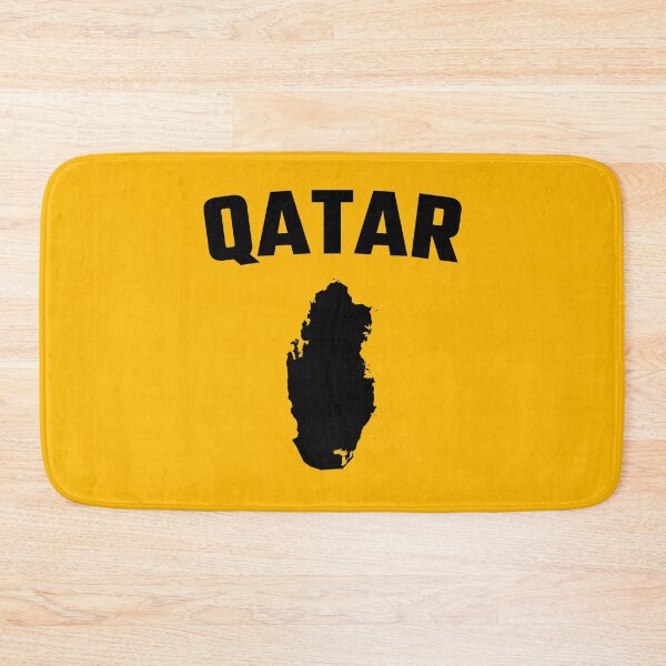 Item preview, Qatar Map Silhouette - Modern Country Pride Graphic designed and sold by mashmosh.