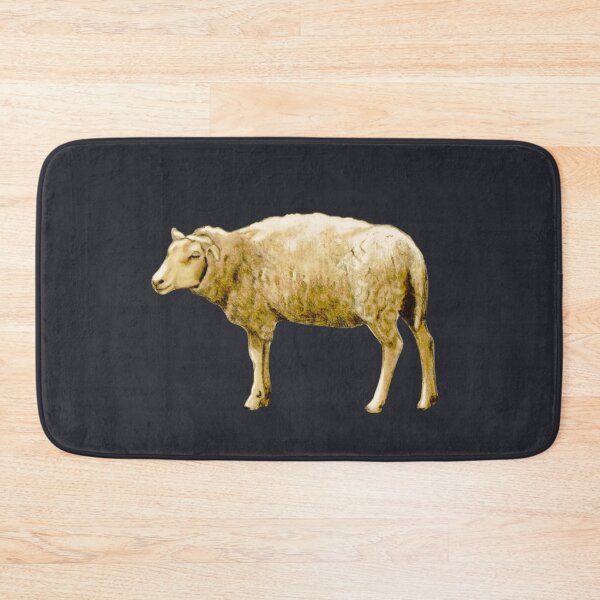 Item preview, Sheep, Woolly Farm Animal, Hand Drawn Art designed and sold by JoyfulWhimsy.