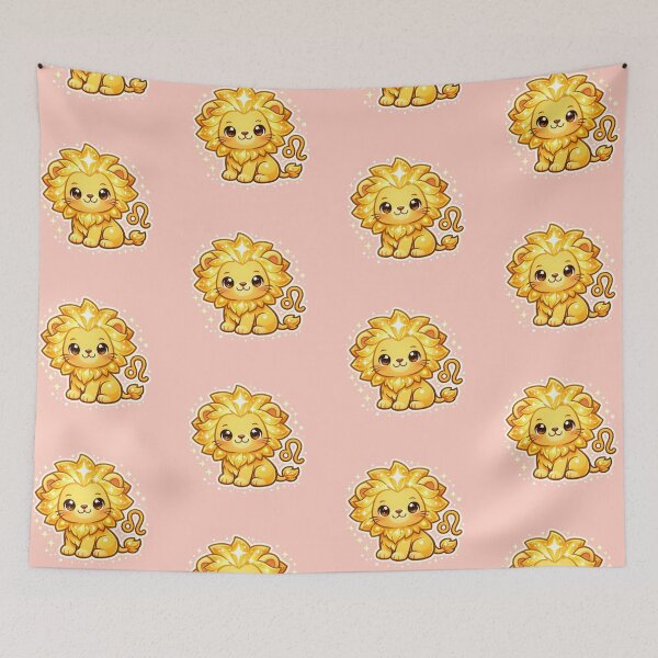 Item preview, Kawaii Golden Leo Zodiac Sun Lion designed and sold by Silentbow.