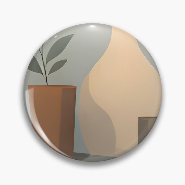 Item preview, Minimalist Vase Wall Art – Mid Century Modern Home Decor designed and sold by Minimal Calm.