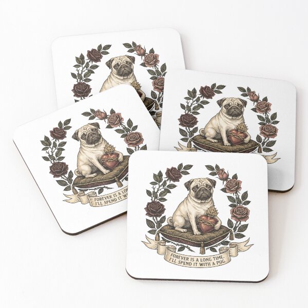 Item preview, Bleeding Heart Pug designed and sold by Christopher Faxon.