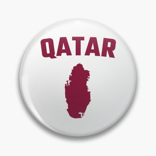 Item preview, Qatar Pride, Minimalist Map Silhouette Design designed and sold by mashmosh.