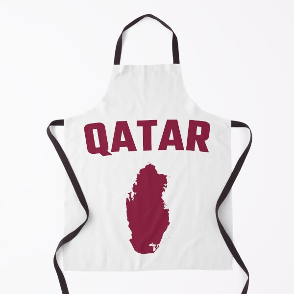Item preview, Qatar Pride, Minimalist Map Silhouette Design designed and sold by mashmosh.
