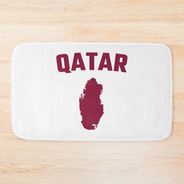 Item preview, Qatar Pride, Minimalist Map Silhouette Design designed and sold by mashmosh.